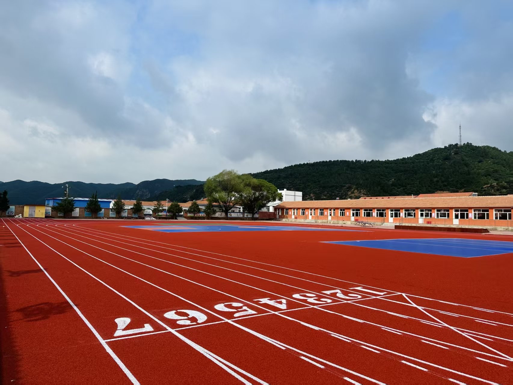 蚌埠市自结纹塑胶跑道复合型塑胶跑道 - 厂家